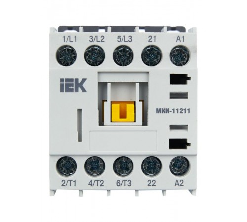Миниконтактор МКИ-11211 12А 230В/АС3 1Н3   KMM11-012-230-01  IEK