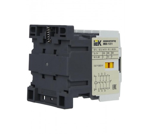 Миниконтактор МКИ-11211 12А 230В/АС3 1Н3   KMM11-012-230-01  IEK