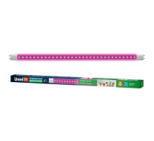 Лампа светодиодная LED-T8-9W/SPSB/G13/CL PLP30WH LED для растений. "T8", прозр. Спектр для рассады и цветения  UL-00006697  Uniel