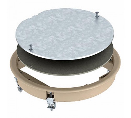 Лючок ревизионный ZESR4 (люк напольный съемный, полиамид, бежевый)  7406780  OBO Bettermann