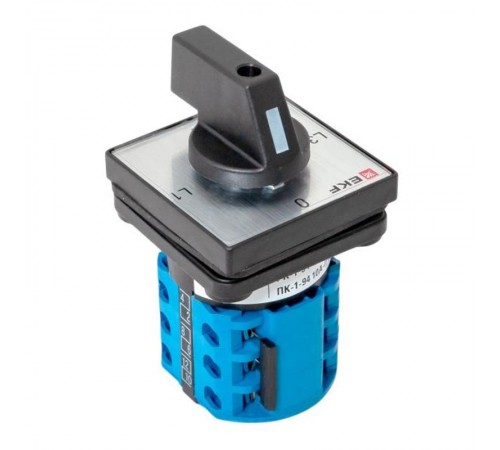 Переключатель кулачковый ПК-1-94 10А 4P для амперметра IP65  pk-1-94-10-65  EKF