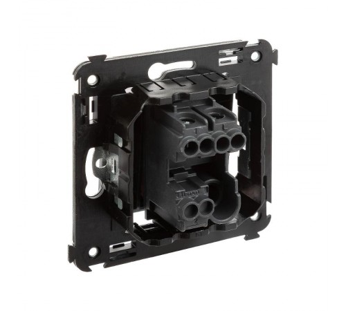 Кнопка одноклавишная в стену, "Avanti", "Черный матовый"  4412153  DKC