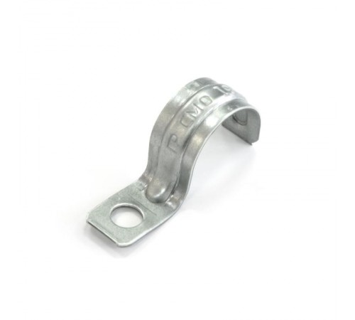 Скоба металлическая однолапковая СМО 19-20 отв. d 6,5 мм (100 шт/уп)   PR08.3743  ПРОМРУКАВ