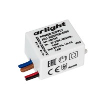 Блок питания ARJ-KE04700-MINI (2.8W, 700mA) (Arlight, IP20 Пластик, 5 лет)  030189  Arlight