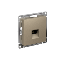 AtlasDesign Шампань Розетка телефонная RJ11, механизм  ATN000581  SE