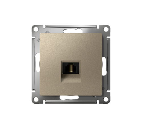 AtlasDesign Шампань Розетка телефонная RJ11, механизм  ATN000581  SE