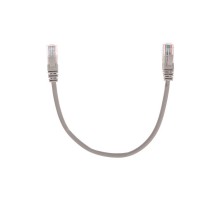 Патч-корд U/UTP, CAT 5e, RJ45-RJ45, 26AWG, LSZH, серый, 0,3м REXANT  02-0100-03  REXANT