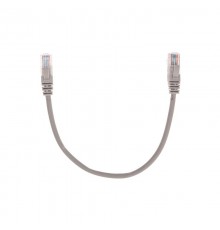 Патч-корд U/UTP, CAT 5e, RJ45-RJ45, 26AWG, LSZH, серый, 0,3м REXANT  02-0100-03  REXANT