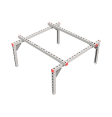 Опорная конструкция для установки оборудования TECHNORAPTOR 1000х1000  KM-TR-SSEI-1000-1000  КМ - профиль