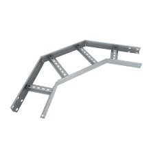 Угол лестничный горизонтальный 90 гр. 100х500х1,2 мм "Быстрый монтаж" R600  LGLS90-100-500-1.2-R600  КМ-профиль