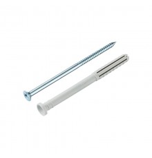 Дюбель-гвоздь YZ цилиндр. манжета нейлон 8x100 (100 шт)- пакет  148883  Tecfi