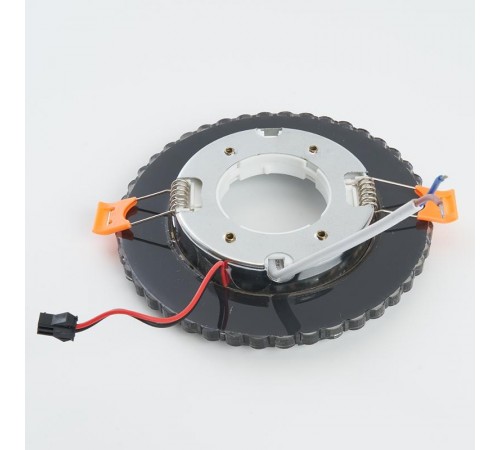 Светильник точечный встраиваемый декоративный CD4045 20LED*2835 SMD 4000K, 15W GX53, без лампы, серый, хром  41410  Feron
