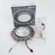 Светильник точечный встраиваемый декоративный CD4045 20LED*2835 SMD 4000K, 15W GX53, без лампы, серый, хром  41410  Feron