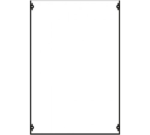 Панель с защитым пластроном и дин-рейкой  2B1A  ABB