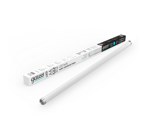 Лампа светодиодная Elementary T8 10W 780lm 4000K G13 600mm стекло поворотная LED 1/30  93020-R  Gauss