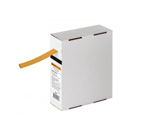 Термоусаживаемая трубка ТУТнг 10/5 желтая в коробке (10 м/упак)   SQ0518-0424  TDM