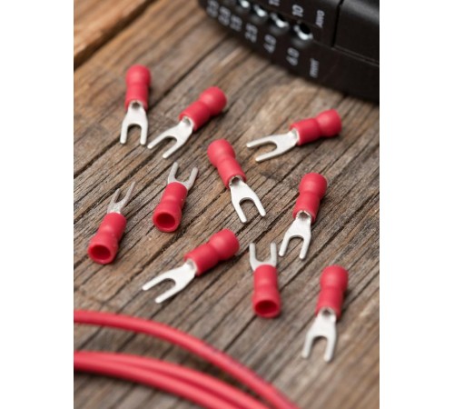 Наконечник вилочный изолированный НВИ 1.25-3 (50шт.) EKF PROxima  nvi-1.25-3n  EKF