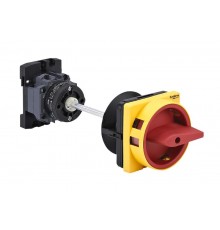 Выключатель-Разъединитель 3P 20A IP20 с красной выносной рукояткой на дин-рейке/плате с замком  MSD20340R  SE