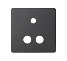 Simon 82 Накладка для коннектора мини-джек + 2RCA, S82, S82N, S82 Detail, графит  8201092-038  Simon