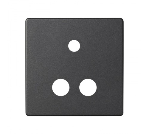 Simon 82 Накладка для коннектора мини-джек + 2RCA, S82, S82N, S82 Detail, графит  8201092-038  Simon