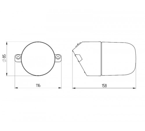 Светильник для бань и саун "Лидер"  НББ 01-60-002  60Вт, E27, 220В, IP65, УХЛ1, -45C°+125C°  Б0048407  ЭРА