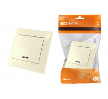 Выключатель 1 кл. с подсветкой 10А сл. кость "Лама"   SQ1815-0104  TDM