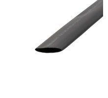 Термоусаживаемая трубка двухстенная клеевая 25,4/12,7 мм черная (уп. 5 шт. по 1 м)  26-2108  REXANT