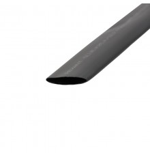 Термоусаживаемая трубка двухстенная клеевая 25,4/12,7 мм черная (уп. 5 шт. по 1 м)  26-2108  REXANT