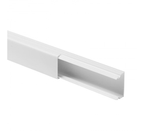 Мини-канал Metra - 24x14 - 2 метра - с крышкой - белый  638193  Legrand