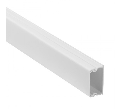 Мини-канал Metra - 24x14 - 2 метра - с крышкой - белый  638193  Legrand