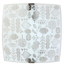 Светильник "Лужок" 300х300 НПБ 09-60-003 М83 матовый белый/кл.штамп металлик  1005209260  Элетех