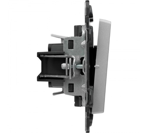 Valena LIFE DIY Алюминий Переключатель 1-клавишный 10А 250В  752606  Legrand