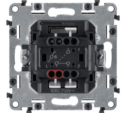 Valena LIFE DIY Алюминий Переключатель 1-клавишный 10А 250В  752606  Legrand