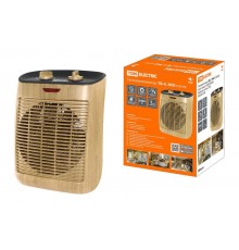 Тепловентилятор ТВ-4, "ЭКО", 2000 Вт, регул. мощн. (1200/2000 Вт), термостат, сосна,  SQ2520-1306  TDM