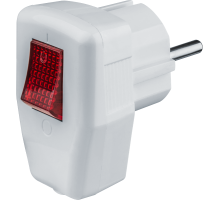 Вилка 61 364 NCA-PL05-16A-ESC-WH угловая с/з с/выключ. белая 61364 Navigator