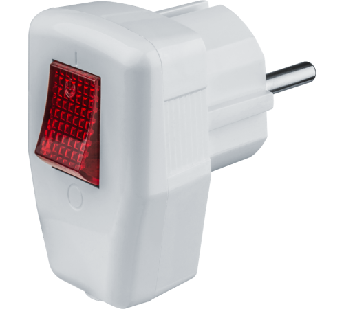 Вилка 61 364 NCA-PL05-16A-ESC-WH угловая с/з с/выключ. белая 61364 Navigator