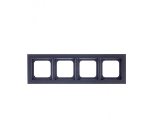 Рамка 4-постовая, Axcent, металл, матовый черный  2CKA001754A4711  ABB