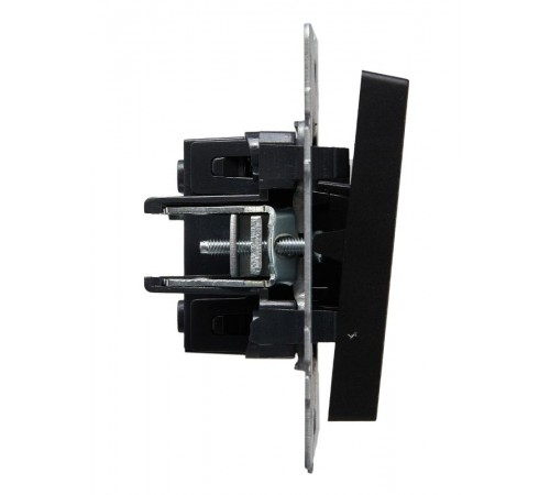 BRITE Выключатель 1-клавишный 10А ВС10-1-0-БрЧ черный  BR-V10-0-10-K02  IEK