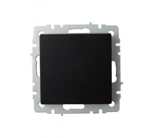 BRITE Выключатель 1-клавишный 10А ВС10-1-0-БрЧ черный  BR-V10-0-10-K02  IEK