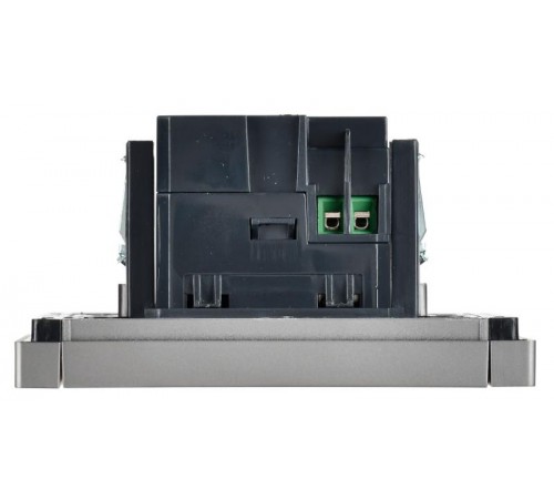 FORTE&PIANO Розетка USB A+A 3,1А FP549 сталь  FP-U21-D31-K46  IEK