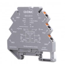 Преобразователь сигнала DSI, 6,2 мм 1 вход 4...20 мА, 1 выход 4...20 мА  DSI-S-A1111  DKC