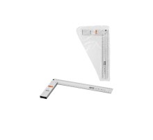 Угольник столярный 300 мм алюминиевый, усиленный, облегченная рукоятка, "Рубин"  SQ1018-0512  TDM