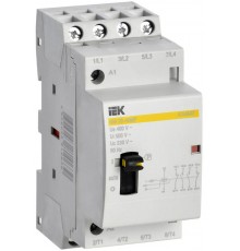 Контактор модульный с ручным управлением КМ20-40МР AC KARAT  MKK12-20-40  IEK