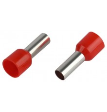 Наконечник-гильза ЭРА NO-225-93 НШвИ 10,0-12 с изолированным фланцем (упаковка 50 шт.)   Б0063413  ЭРА