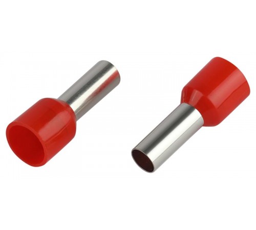 Наконечник-гильза ЭРА NO-225-93 НШвИ 10,0-12 с изолированным фланцем (упаковка 50 шт.)   Б0063413  ЭРА