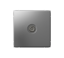 ArtGallery Сталь Розетка TV коннектор, механизм  GAL000993  SE