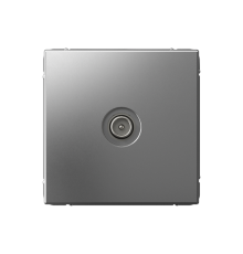 ArtGallery Сталь Розетка TV коннектор, механизм  GAL000993  SE