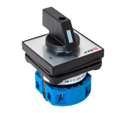 Переключатель кулачковый ПК-1-11 25А 1P "0-1" IP65  pk-1-11-25-65  EKF