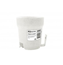 Патрон керамический Е27 с держателем  SQ0319-0007  TDM