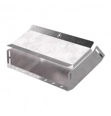 Угол вертикальный внутренний 45 градусов с крышкой Стандарт 400х100   PR16.0594  Промрукав